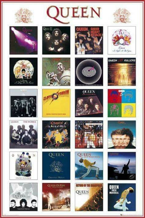 queen band albums in order